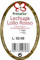 Lechuga Lollo Rosso Ingredients