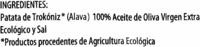 Patatas Fritas Lisas Ecolgicas &quot;Ecochips De Zarabiku&quot; Ingredients