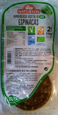 Hamburguesa De Tofu, Espinacas
