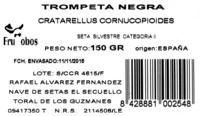 Setas Trompeta Negra Ingredients