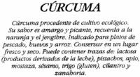 Crcuma Molida Ingredients