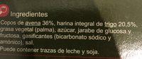 Galletas Digestive De Avena Ingredients
