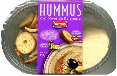 Hummus Con Olivas De Kalamata