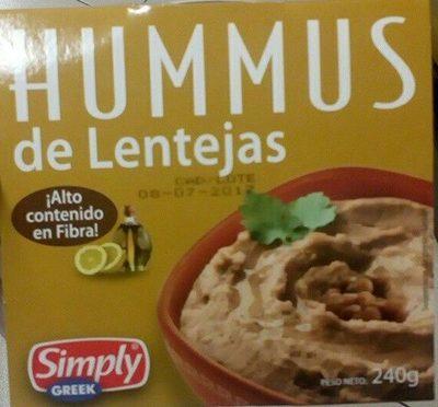 Hummus De Lentejas