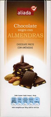 Chocolate Negro Con Almendras 47% Cacao