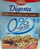 Digesta Mini Cookies Aux Ppites De Chocolat 0% Sucres Ajouts Report Card