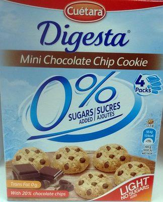 Digesta Mini Cookies Aux Ppites De Chocolat 0% Sucres Ajouts