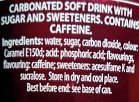 Dr Pepper Ingredients