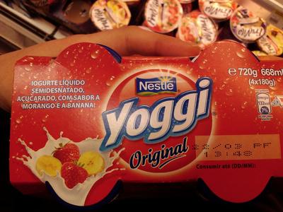 Yoggi Original Morango E Banana