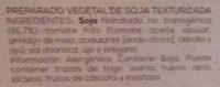 Delicias De Soja Ingredients