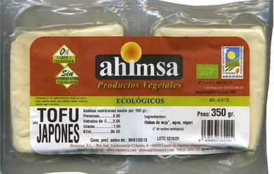Tofu Ecolgico &quot;Ahimsa&quot; Tipo Japons
