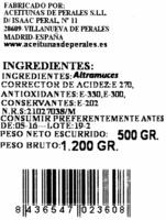 Altramuces Encurtidos Ingredients
