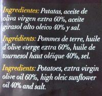 Patatas Fritas Sarriegui Ingredients