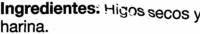 Higos Secos "Frutas Los Galayos" Ingredients