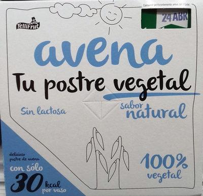 Postre De Avena Sabor Natural