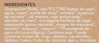 Pat De Champin Y Tofu Ecolgico Ingredients