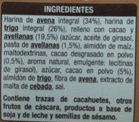 Cereales Con Fibra Sabor Chocolate Ingredients