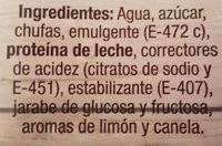 Horchata De Chufa Ingredients