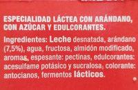+Protenas Con Arndanos Ingredients