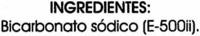 Bicarbonato Sdico Ingredients