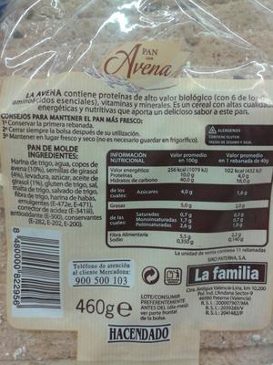 Pan De Avena