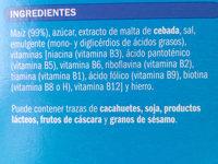 Copos De Maz Ingredients