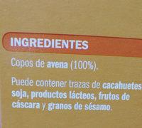 Copos De Avena Ingredients