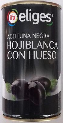 Aceituna Negra Hojiblanca Con Hueso