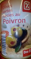 Olives Vertes Farcies Aux Poivrons Report Card