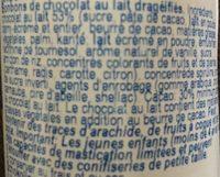 Lentilky Ingredients