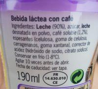 Nescafe Shakissimo Latte Macchiato 190ml Ingredients