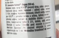 Kofola Original Ingredients