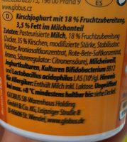Joghurt, Kirsche 150 G Becher Ingredients