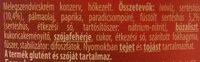 Franicia Melegszendvicskrm Ingredients