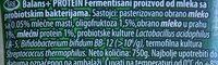 Balans Protein Ingredients