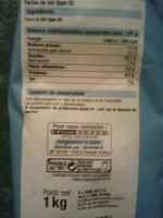 Farine Mnagre Ingredients