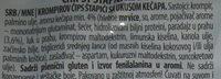 Tapii Ketchup Ingredients