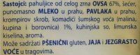 Ovsena Kaa Sa Umskim Voem Ingredients