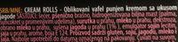 Creamrolls Strawberry Ingredients