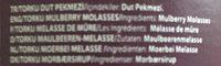 Mulberry Molasses Ingredients