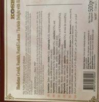 Koska Turkish Delight Lokum Mit Nssen 500 G Ingredients