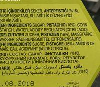 Turish Delight Ingredients