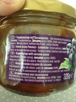 Grape Syrup-sesame Paste 12X320G Pet Ingredients