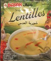 Basak Lentil Soup 2.5 Oz Report Card