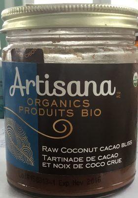 Tartinade De Cacao Et Noix De Coco Crue