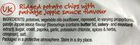 Super Chips Patatje Joppie Flavour Ingredients