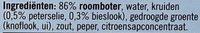 AH Frisromige Kruidenboter Ingredients