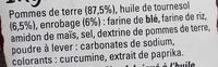 Just Au Four Allumettes (format Familial) Ingredients