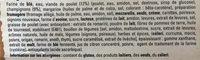 Original Bun's Poulet Forestier Ingredients