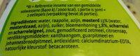 Remia Salata Honing-mosterd Ingredients